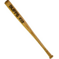 Light Wood Baseball Bat with Stand